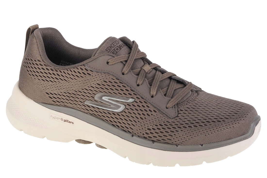 Skechers Go Walk 6 Avalo [44,5] Pánské tenisky Tkanina Hnědá