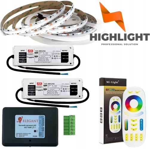 30m Sada Led Cob Digitálna Rgb+nw 16W 24V SK6812