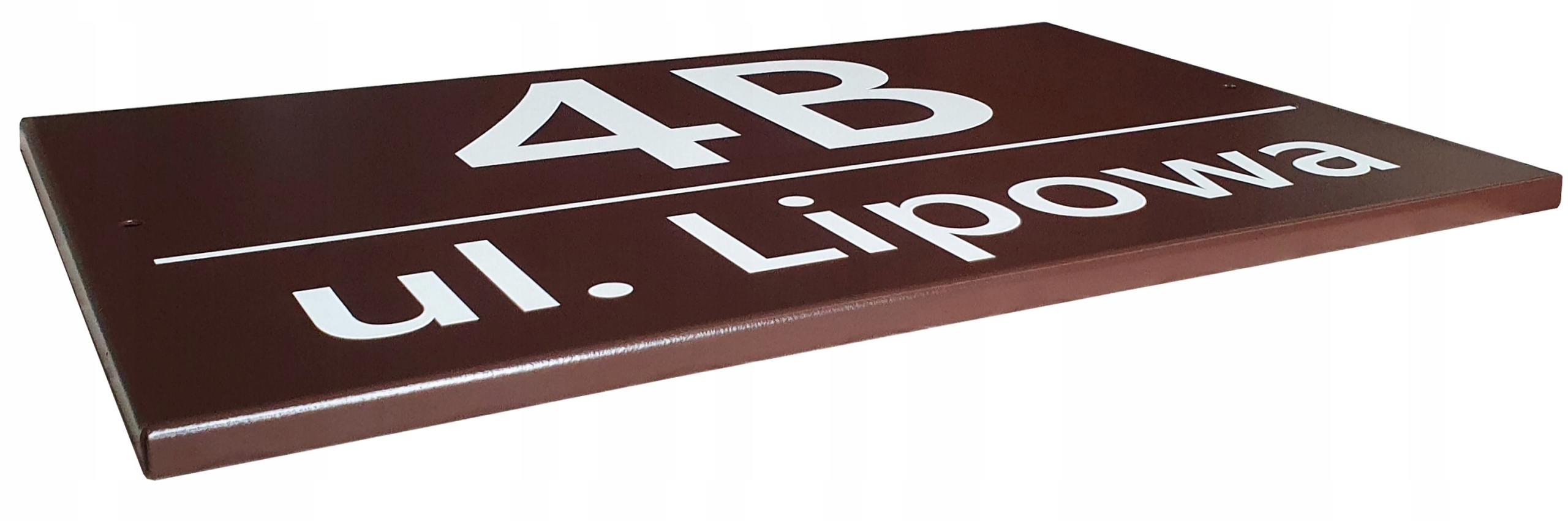 Tabliczka Adresowa BRĄZ MAT Duża - METALOWA - UV Kod producenta Szyld_d_BRĄZ_MAT