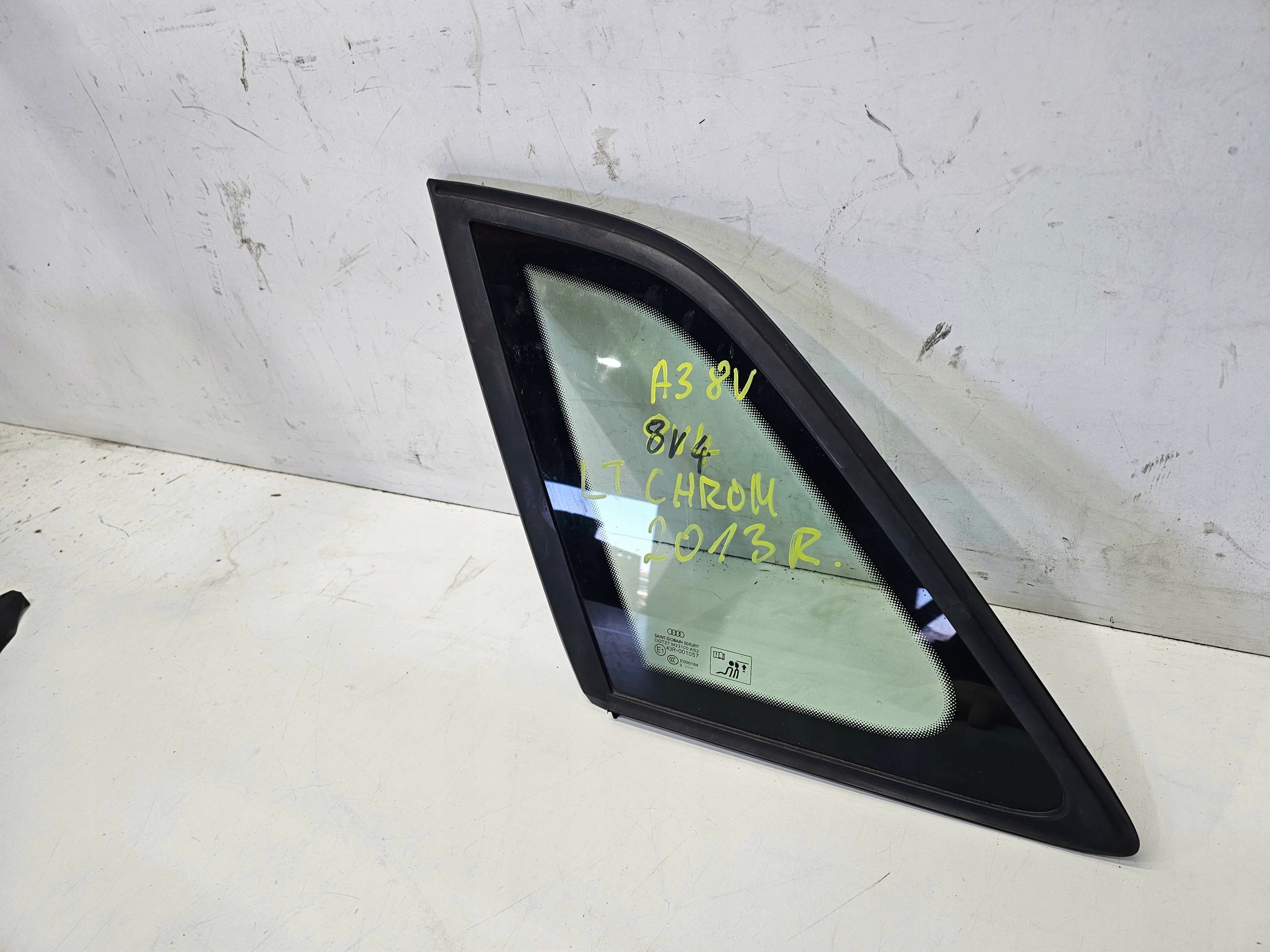 window bodywork left rear part AUDI A3 8V4 2014 R CHROM FOLIA