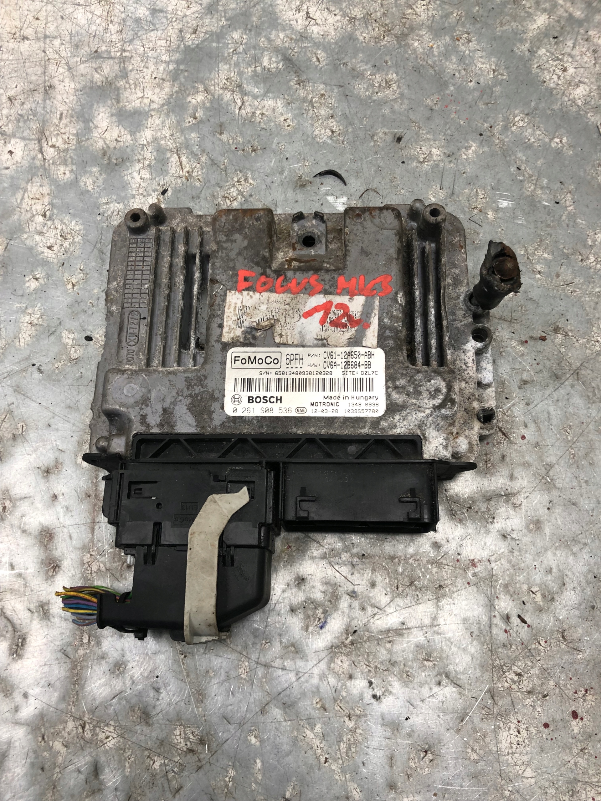 computer Motore FORD FOCUS MK3 1.0 ECOBOOST CV61-12A650-ABH
