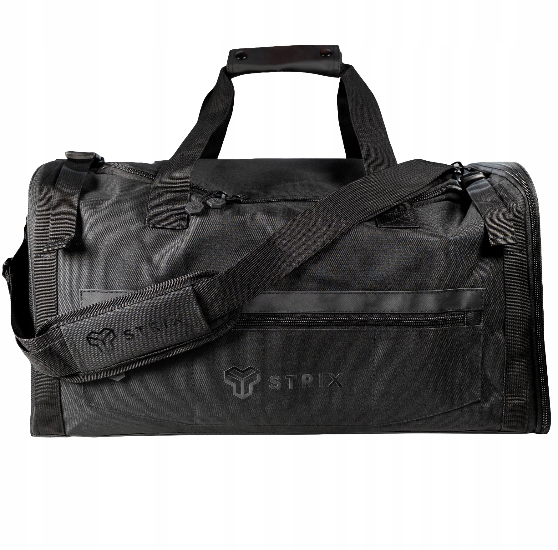 Torba Sportowa Na Siłownię Fitness Czarna Strix