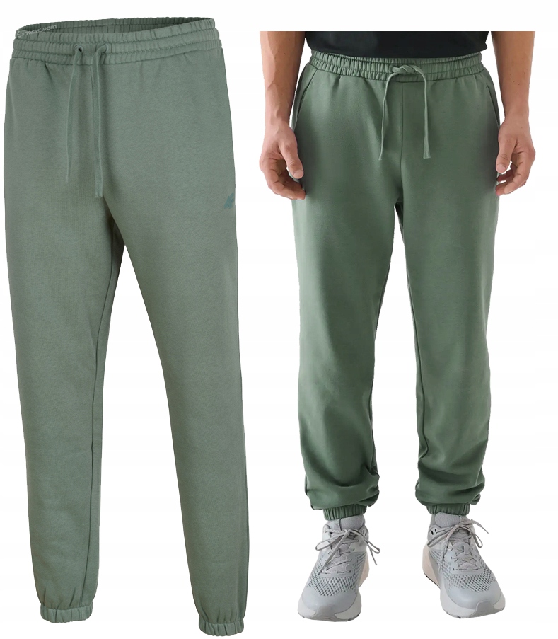 4F Ocieplane Męskie Spodnie Dresowe Dresy Joggery Bawełna rozm XXXL 3XL