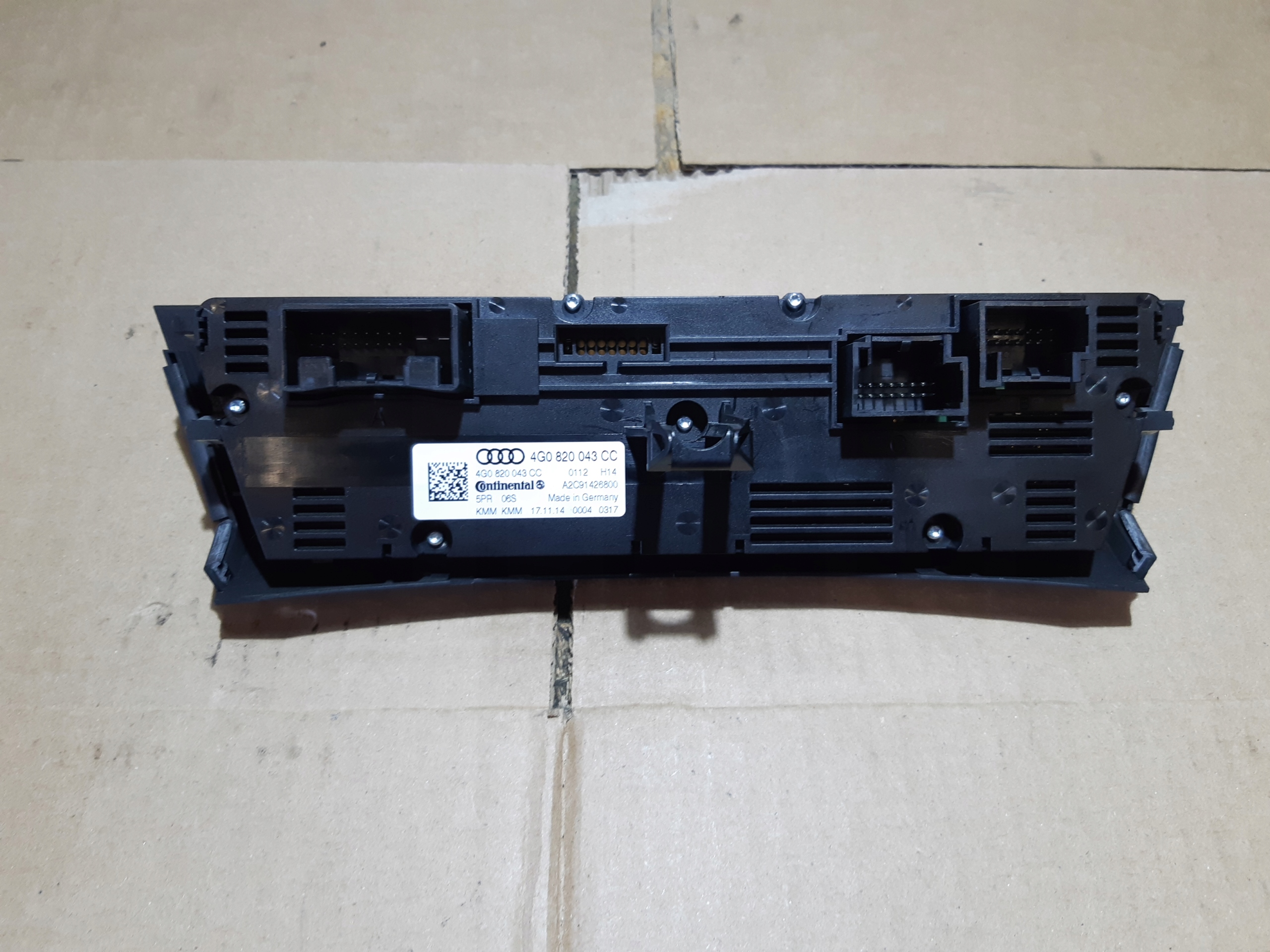 AUDI A6 C7 LIFT PANEL des lüfters klimaanlage 4G0820043CC
