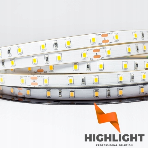 10 m Led pásik 24V 6W 60LED Smd 2835 Neutrálny IP65