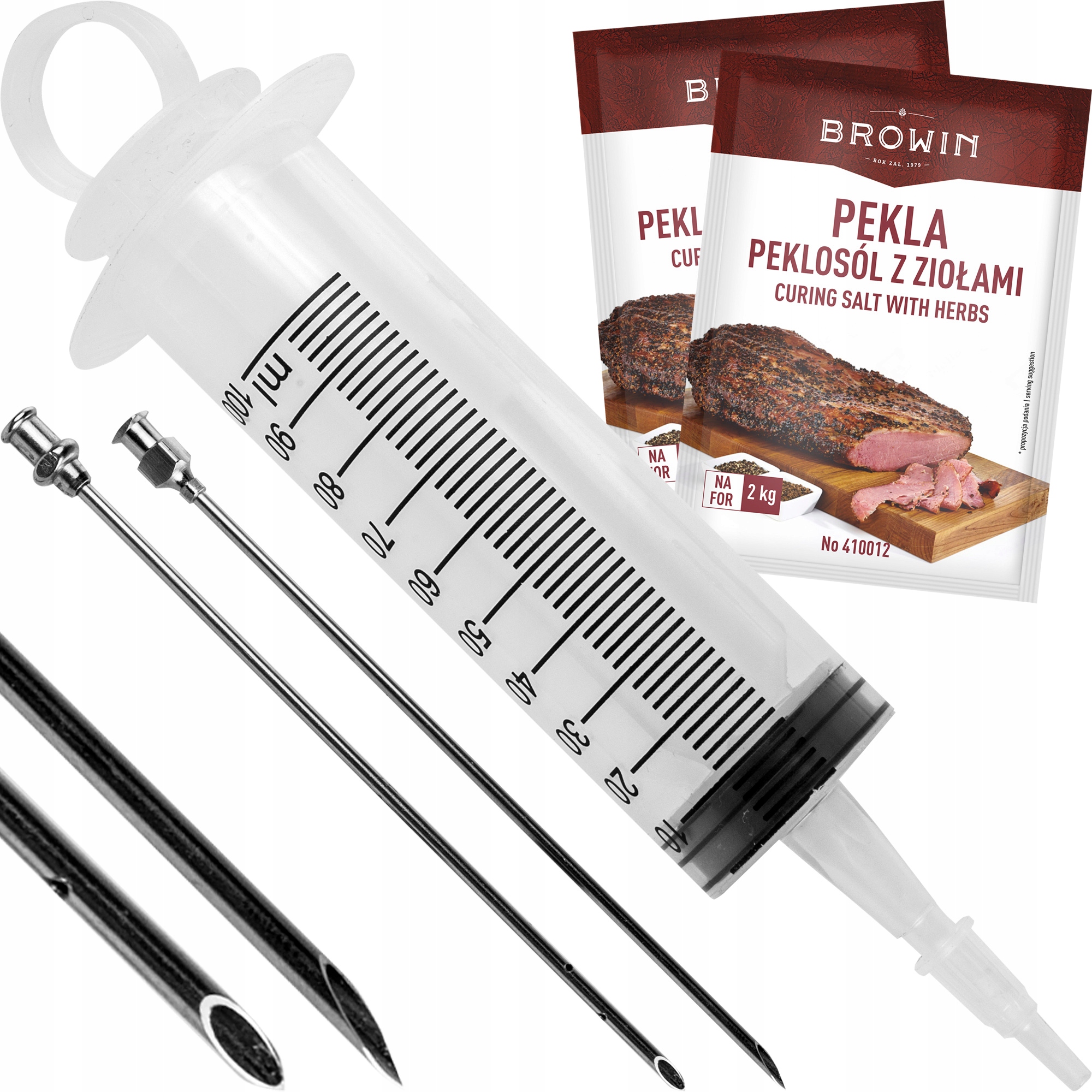 

Nastrzykiwarka do szynki Peklosól Zioła sól pekla