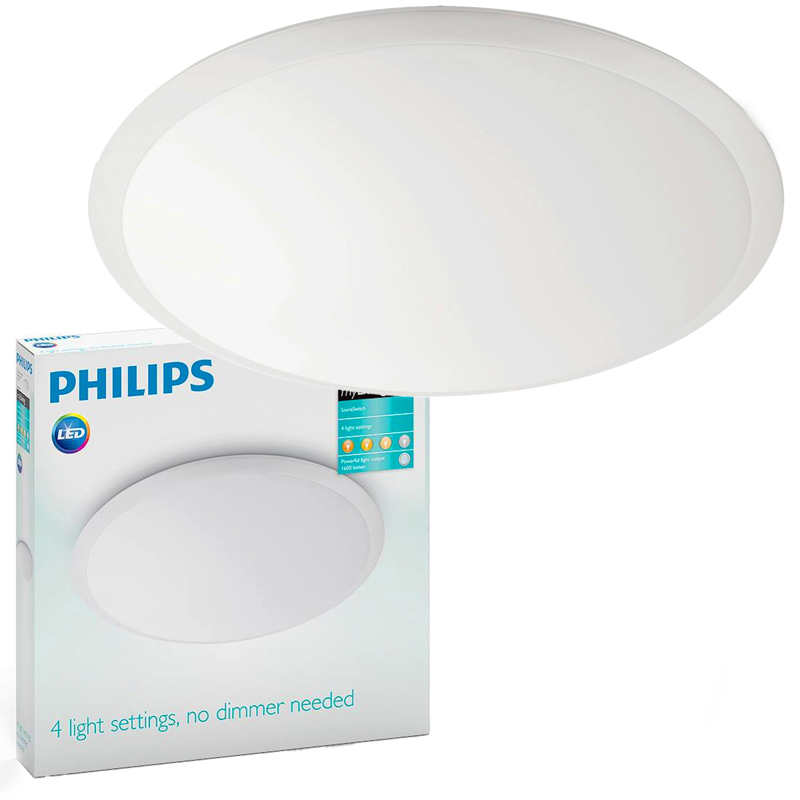 Stropní Svítidlo Led Stropní Svítidlo na omítku Wawel 17W Cct Stmívatelná 35 cm Philips