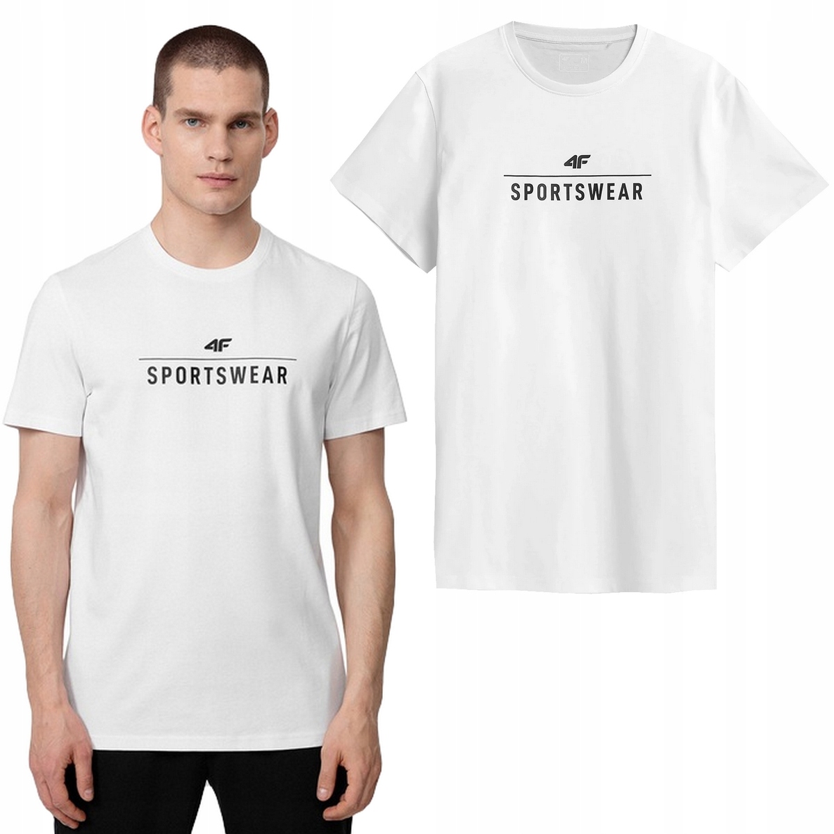 

4F Koszulka Męska T-shirt Bawełniana TSM354 r. L