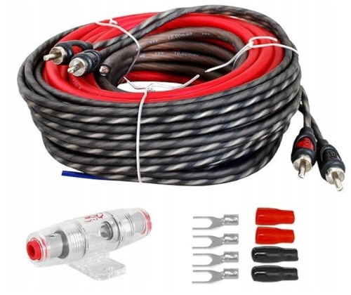 SKRZYNIA BASOWA HIFONICS 30cm MDF + Crunch + Kable Marka Crunch