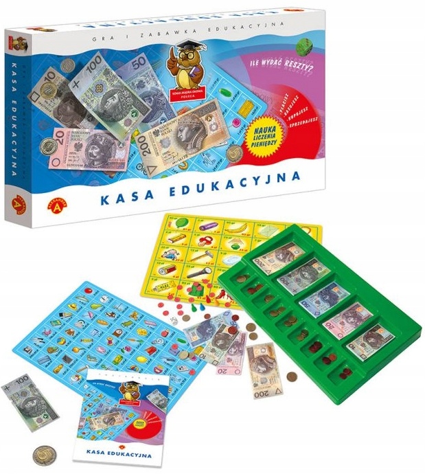 GRA I ZABAWKA KASA EDUKACYJNA SOWA MĄDRA GŁOWA