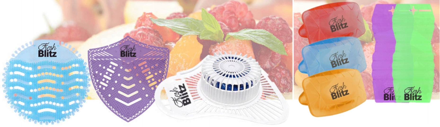 Fresh Blitz toilet clip zawies toalet Mango przeźr — miniatura 3