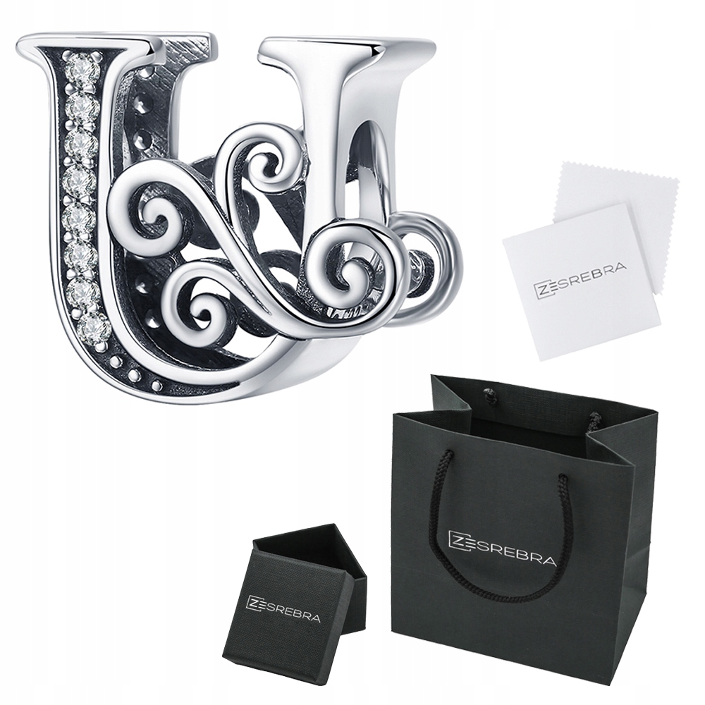 

Charms Litera U do Pandora srebro 925 S925