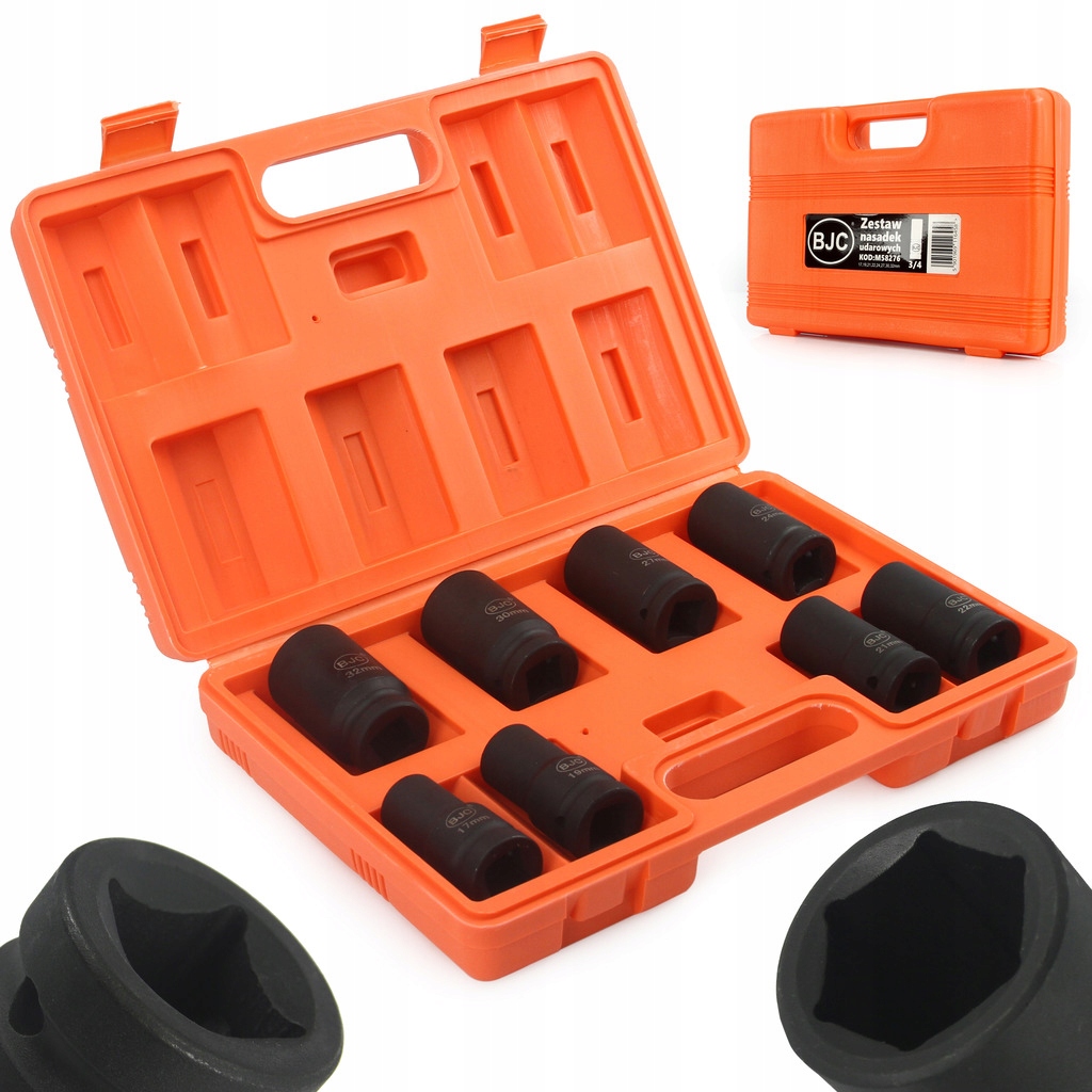 ZESTAW NASADEK UDAROWYCH 3 4 NASADKI UDAROWE 17 32 Brand BJC