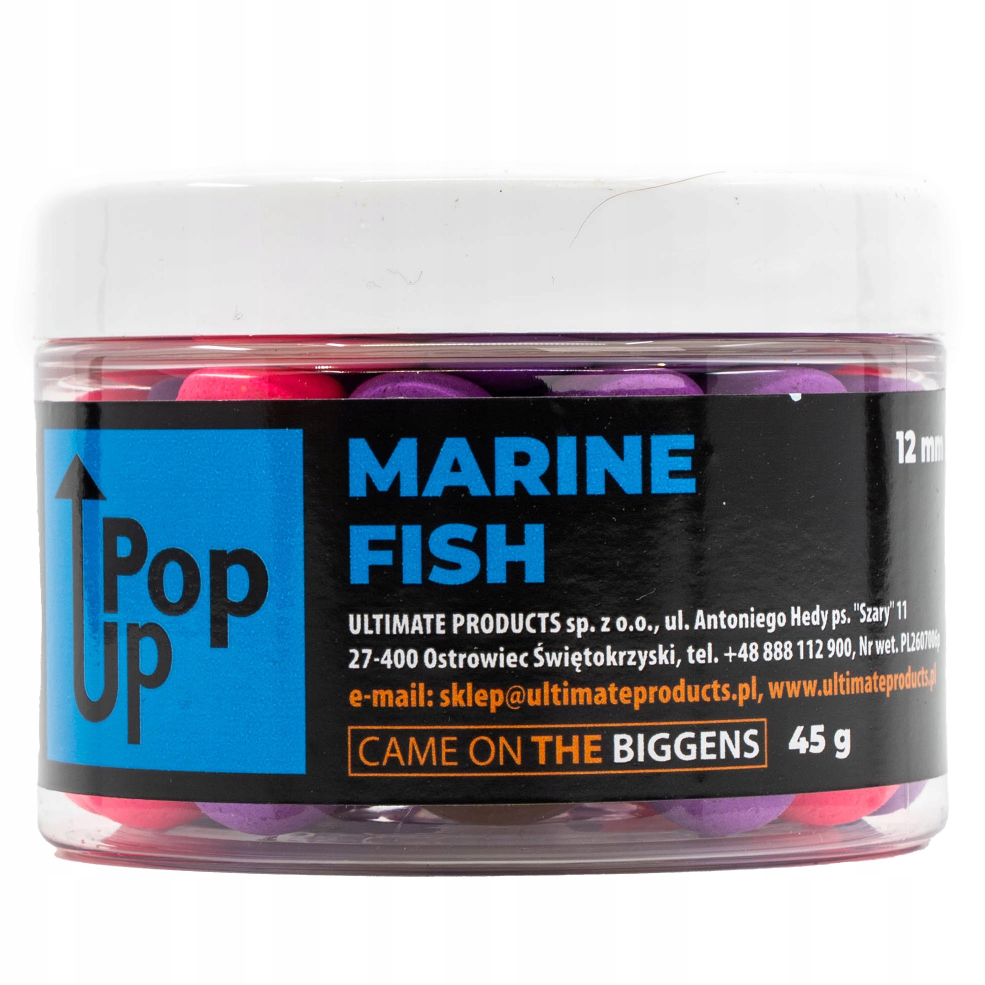 Kulki Ultimate Products Pop Up Marine Fish 12mm