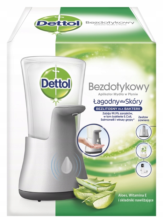 

Dettol mydło bezdotykowe z dozownikiem Aloe Vera