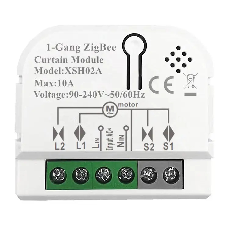 

Sterownik rolet Tuya Zigbee dopuszkowy procentowy