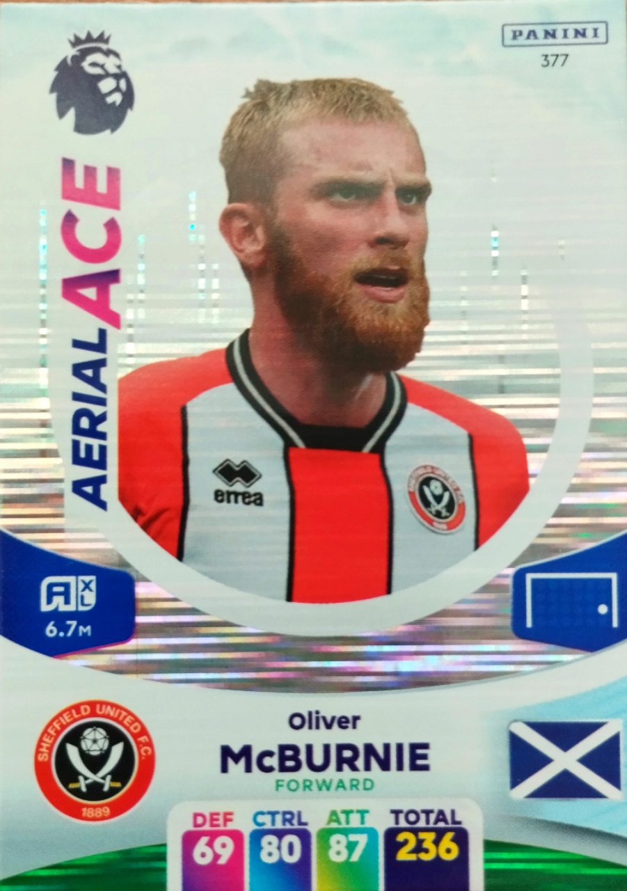 Premier League 2024 Aerial Ace 377 Oliver McBURNIE