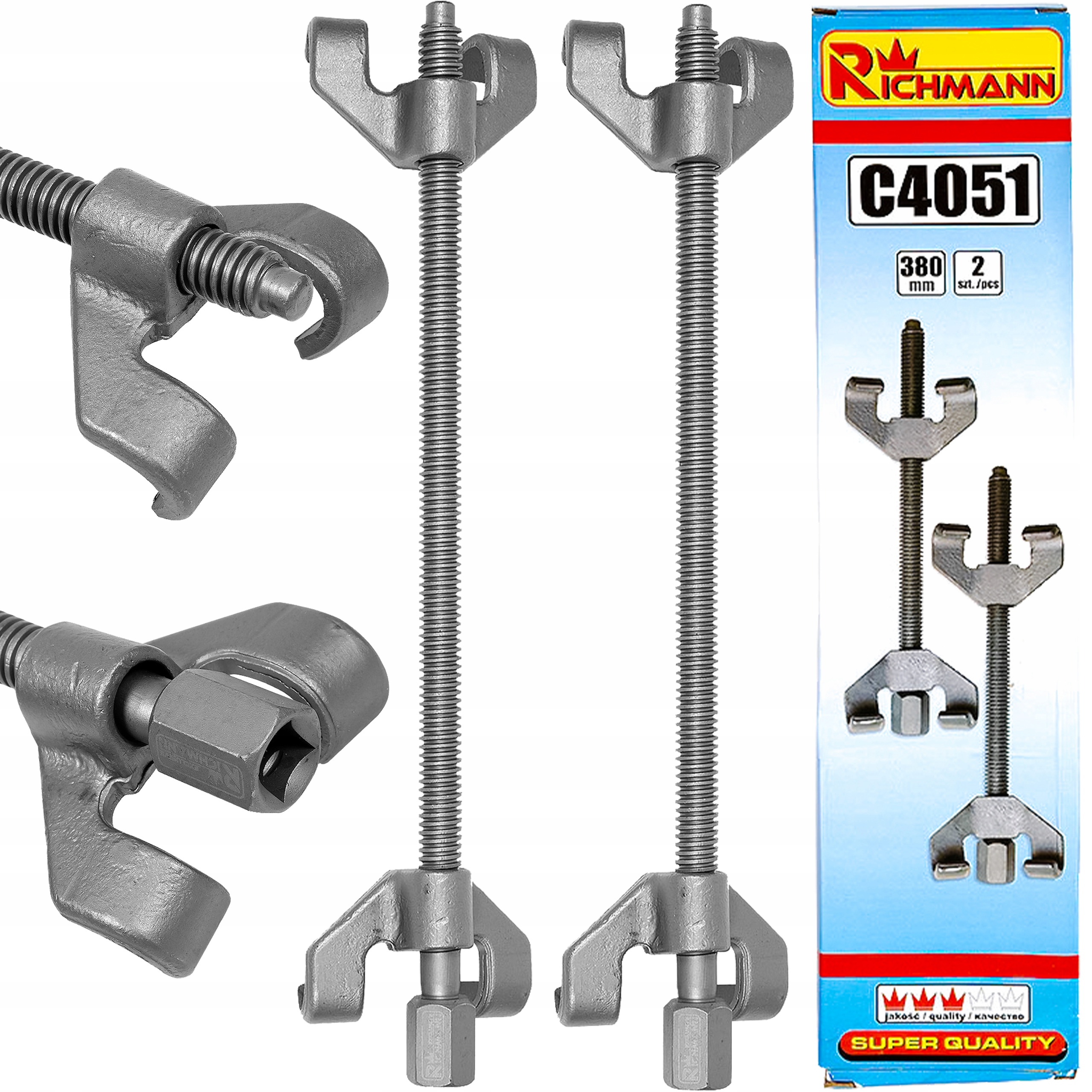 

Ściągacz do Sprężyn Ściski McPERSON 380mm 2szt.