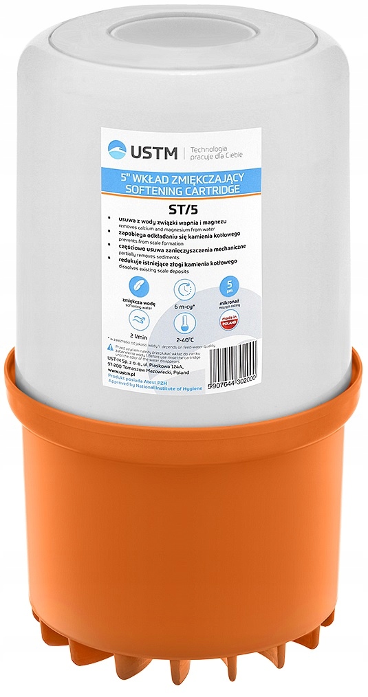 

Filtr Do Wody Wkład Zmiękczający 5 '' Ustm St 5