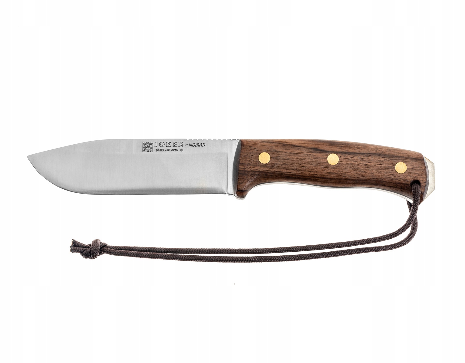 Nůž bushcraft Joker Nomad CN125 Böhler N695 ořech 12,7 cm full tang