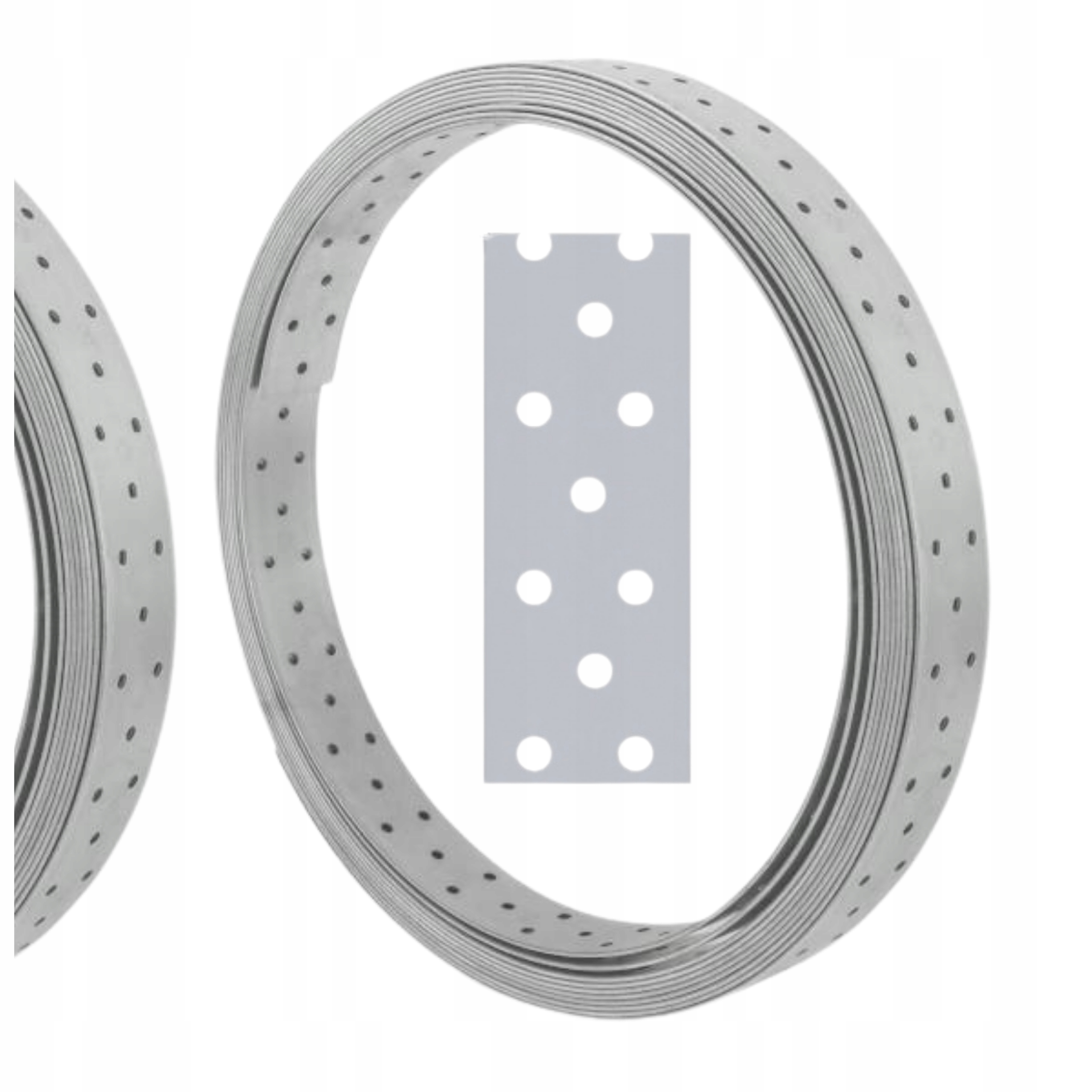 Montážní perforovaná páska 40 mm tesařská ocelová 2 mm 10 m Pozink