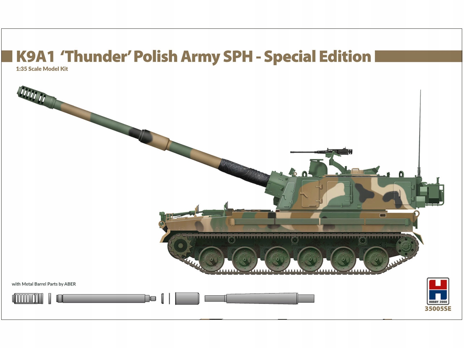 Samohybné dělo K9A1 Thunder Polish Army Sph Special 35005SE Hobby 2000