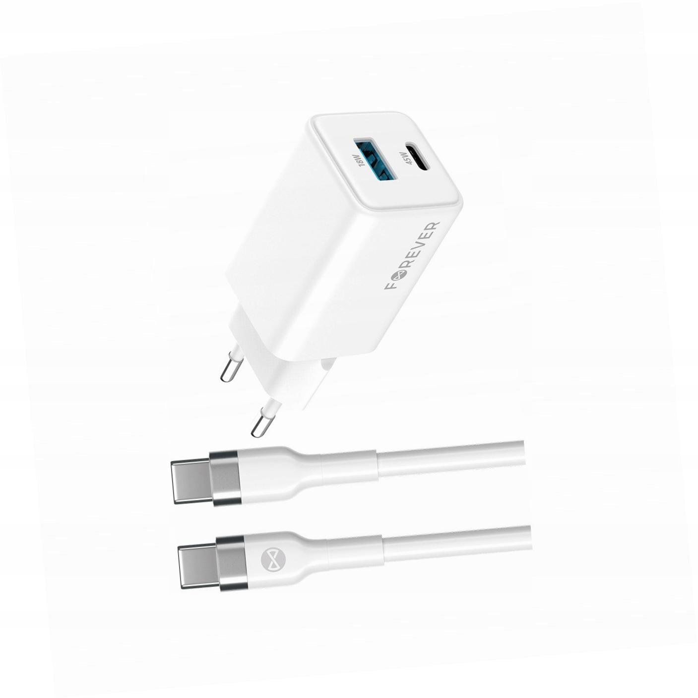 Szybka ładowarka GaN 45W Usb-c z kablem do Samsung Galaxy A50s