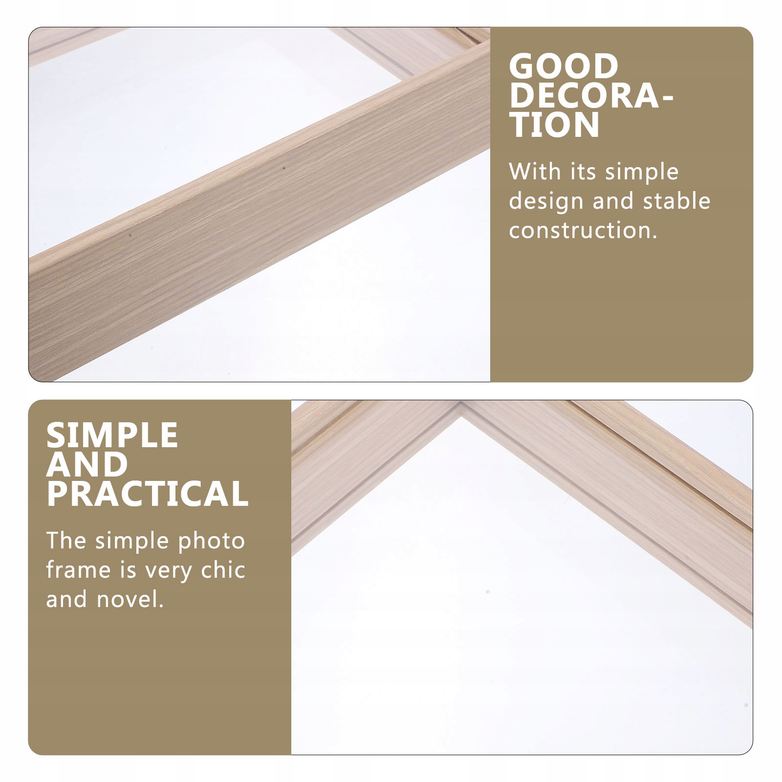 MAŁA WITRYNA DREWNIANA RAMKI NA ZDJĘCIA Liczba elementów w zestawie 0 szt.