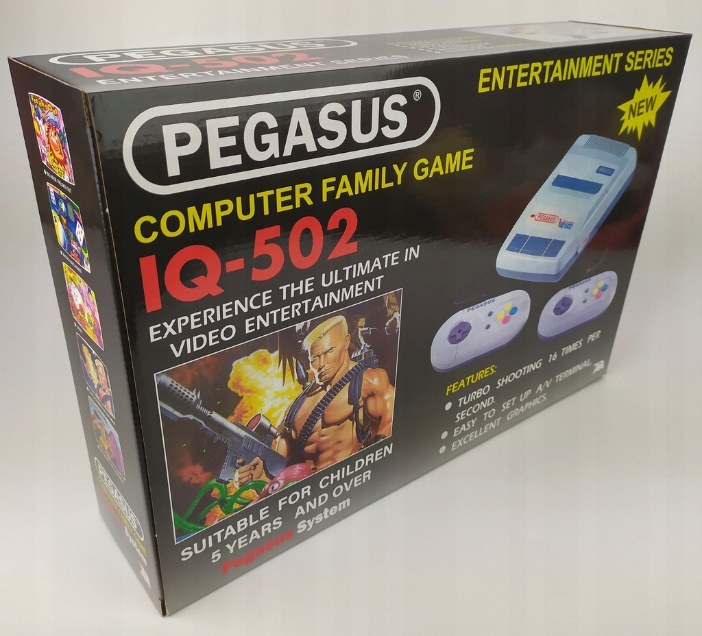 Pegasus IQ 502 pudełko reprodukcja pudełka karton do PEGASUS IQ-502