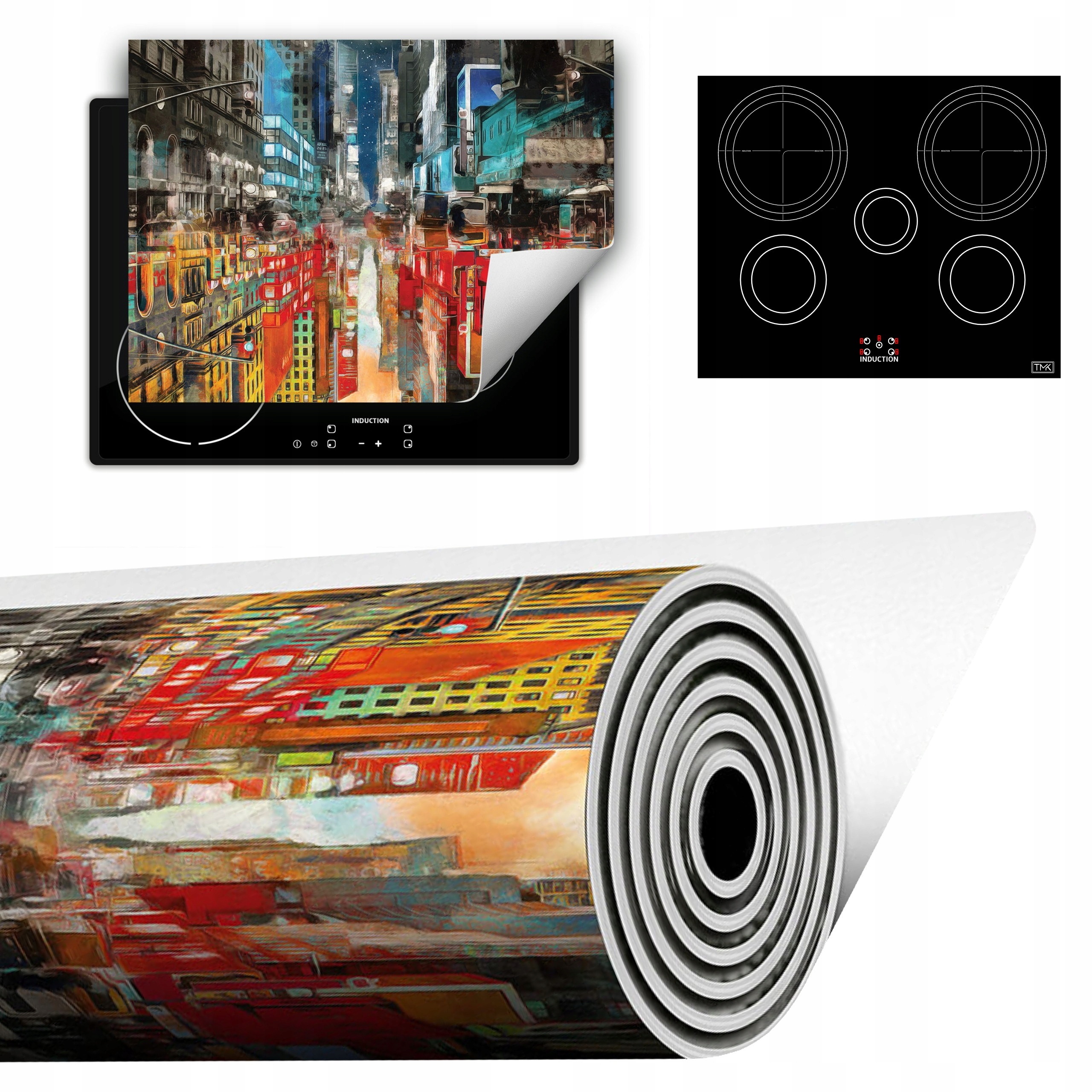 Vinylová Podložka Do Kuchyně Více Místa 70x52 město