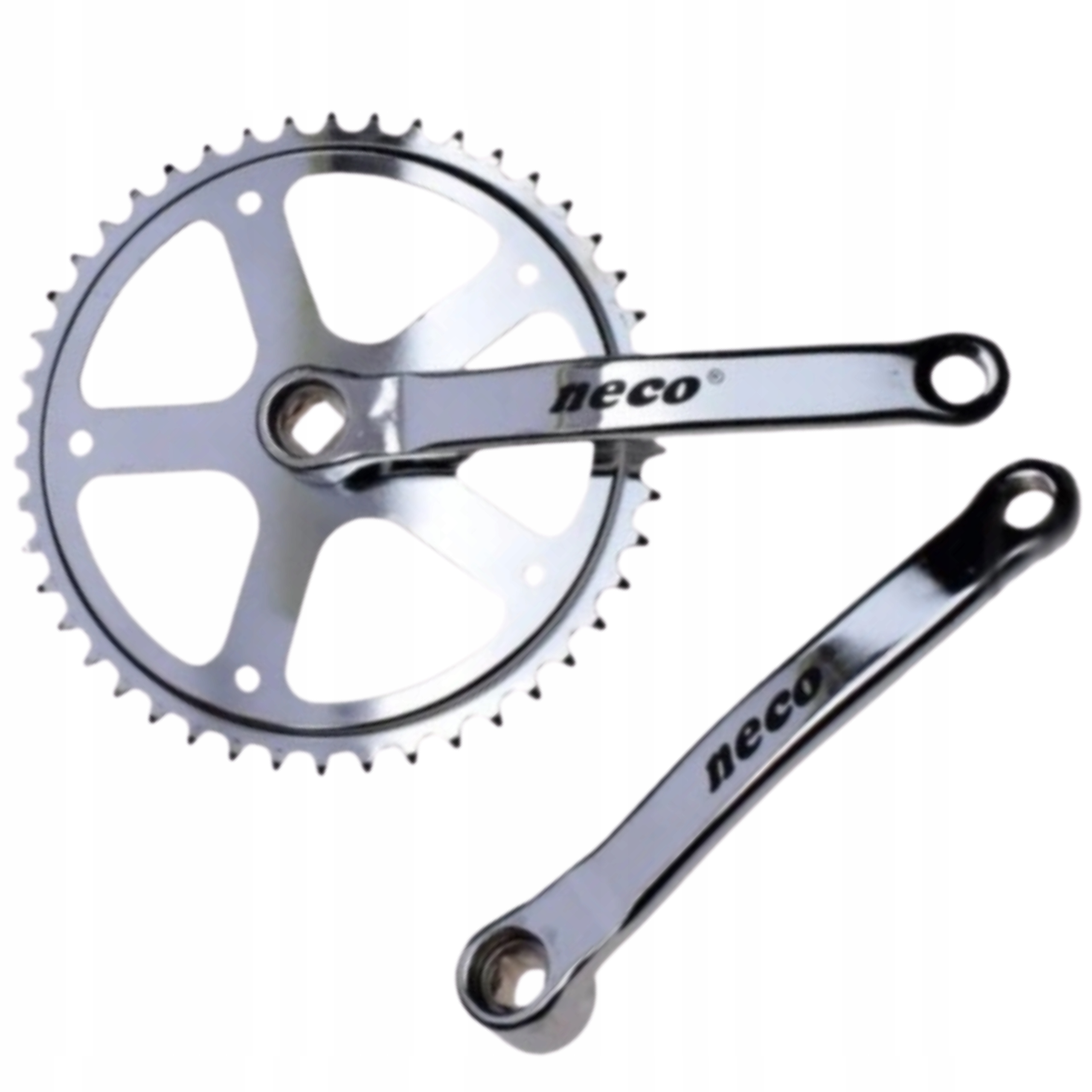 Mechanizm korbowy Neco 46Z 170mm korba srebrna jednorzędowa