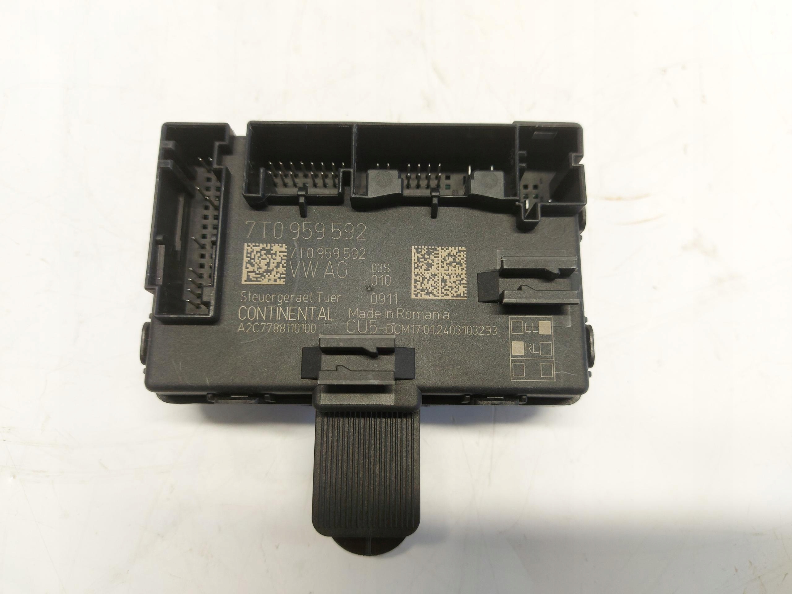 VW Multivan 7T0 T7 2023 module control unit door left front 7t0959592