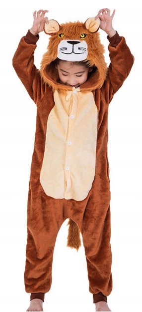 

Onesie Lew Dres Piżama Kigurumi Dziecięca 120