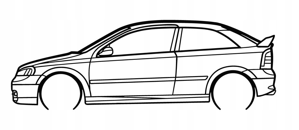 nástěnná dekorace Obraz Auto Opel Astra 2000