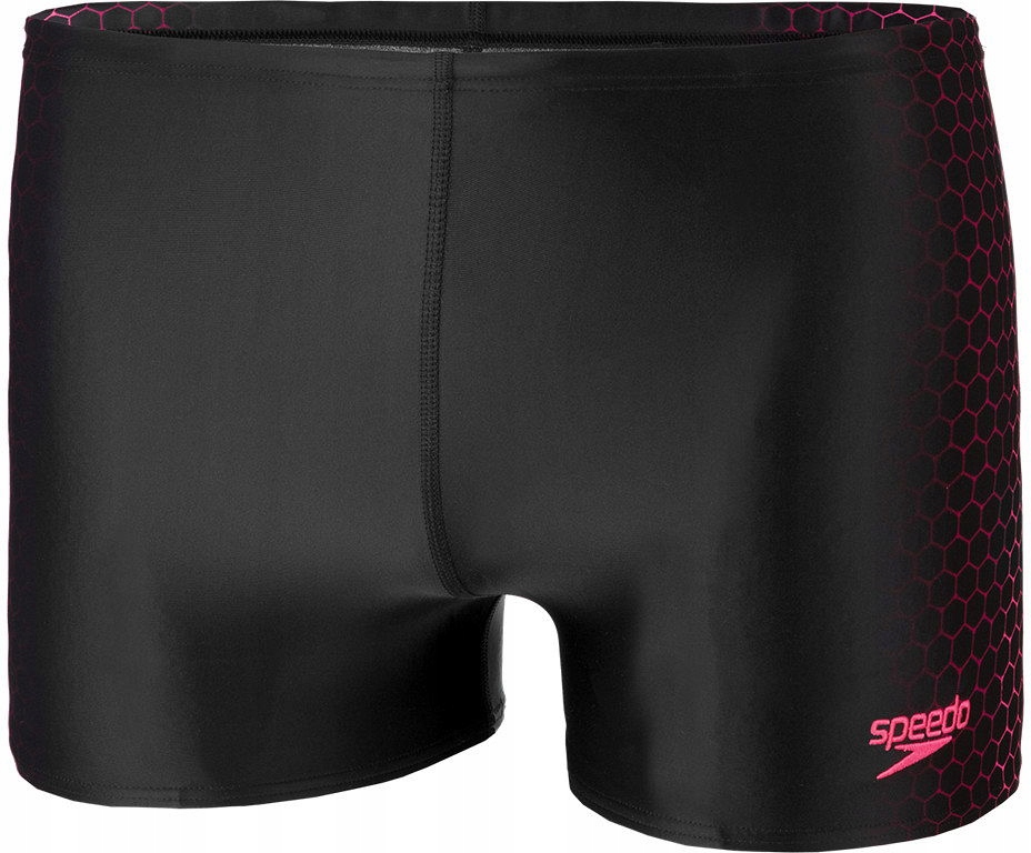 Pánské plavecké boxerky Speedo Placement Aquashort black/red