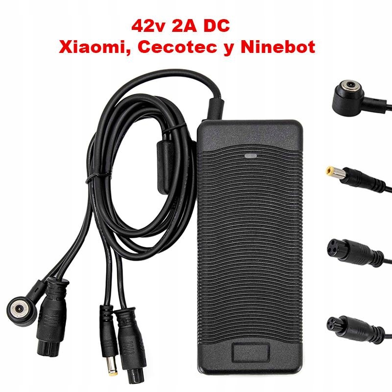 36V nabíječka 42V výstup 2A s GX16/XLR//GX12/MI4/DC konektory