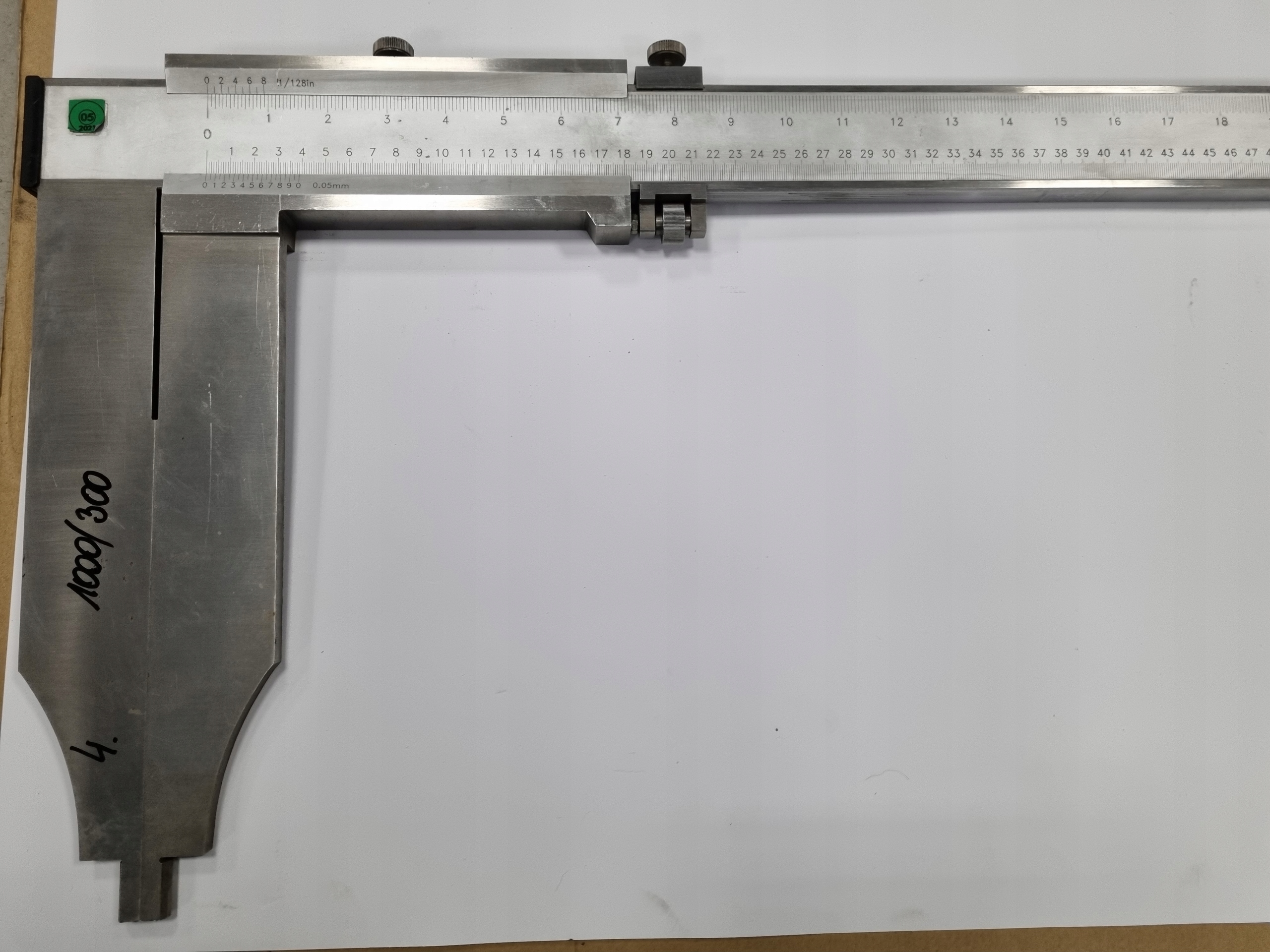 Suwmiarka 1000/300 matowa Maksymalny zakres pomiaru 1000 mm