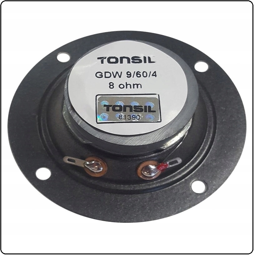 TONSIL GDW 9/60/4 8ohm głośnik FENIX Oryginalny. EAN (GTIN) 5904209570591