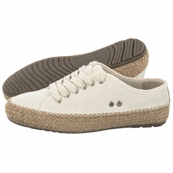 Espadrilkové boty Emu Australia Agonis Organic Natural W12883 Béžová