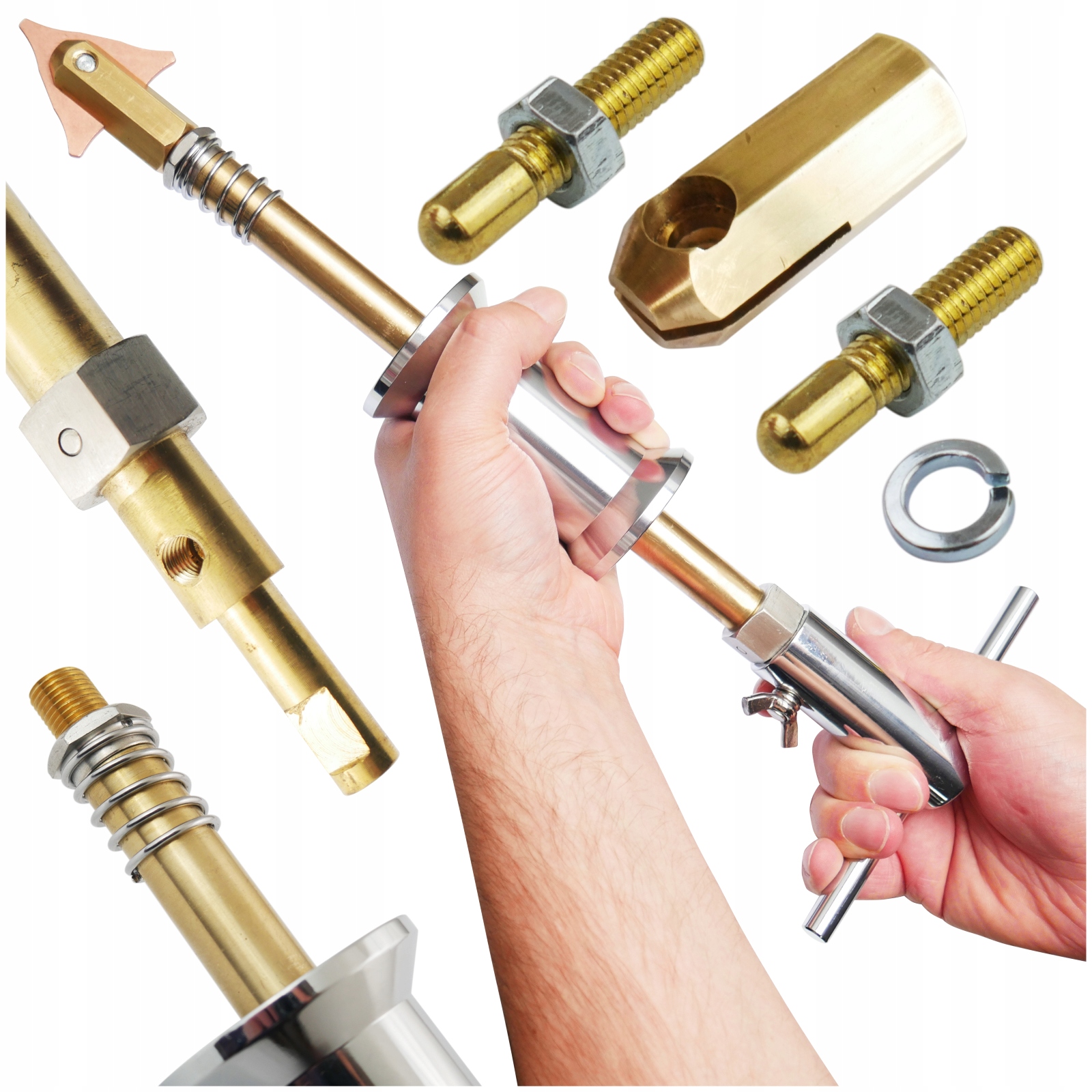 Setrvačné kladivo M14 9,8 mm 15,6 mm Držák trojúhelníků Elektrody M5 2ks