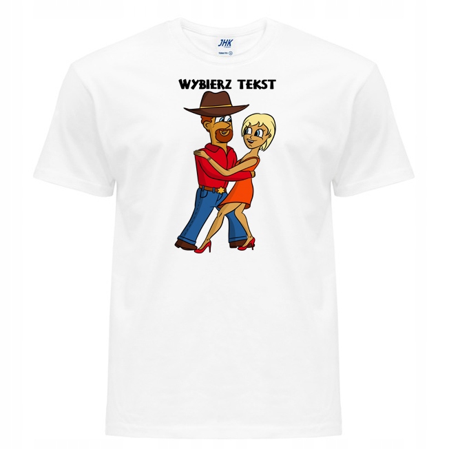 

Koszulka Męska T-shirt Nadruk Taniec Prezent M