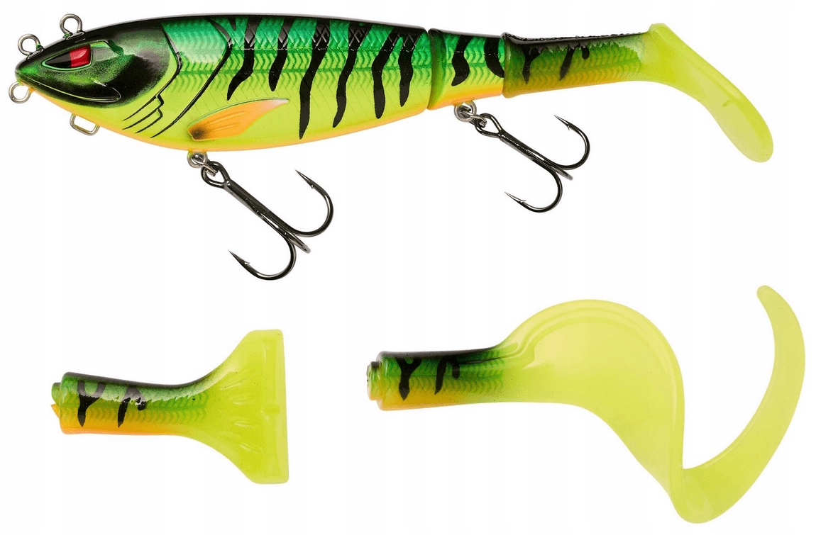Wobler na szczupaka Berkley Zilla Tailswinger 14cm Firetiger