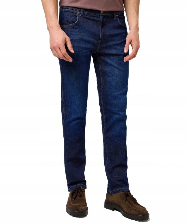 Pánské džíny Wrangler Greensboro 112370720 Rustic Navy W31 L34 Jednoduché