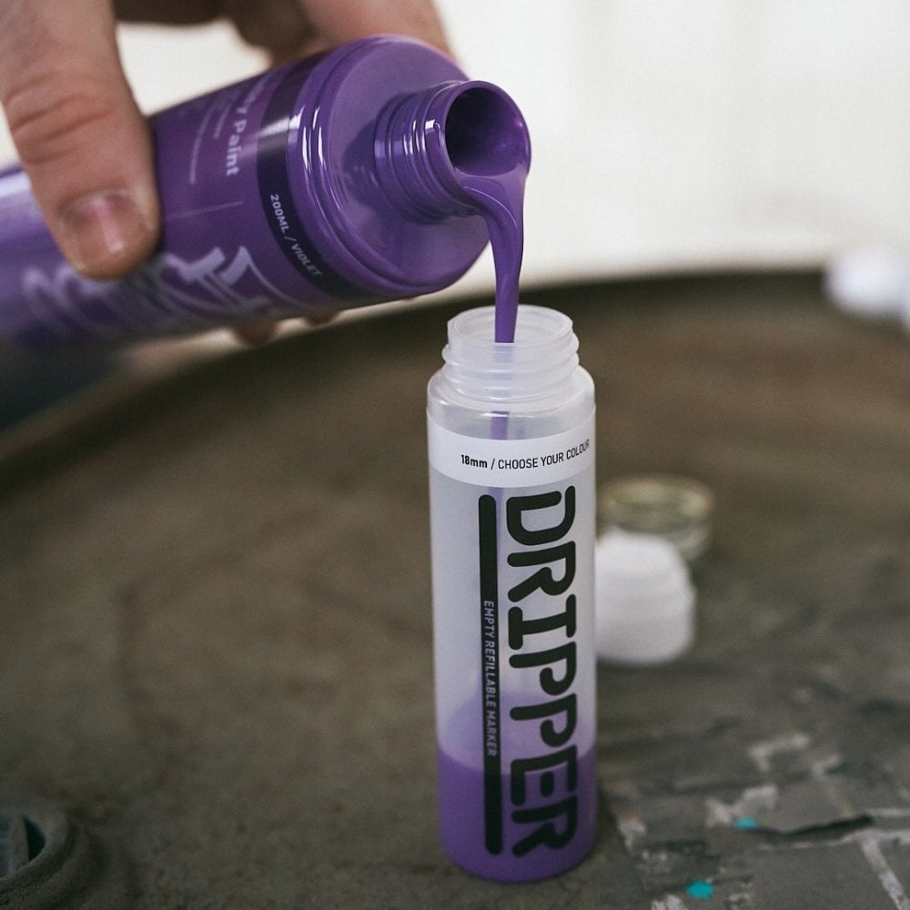 Dope Cans - Dripper Marker Empty - 18mm Stan opakowania oryginalne