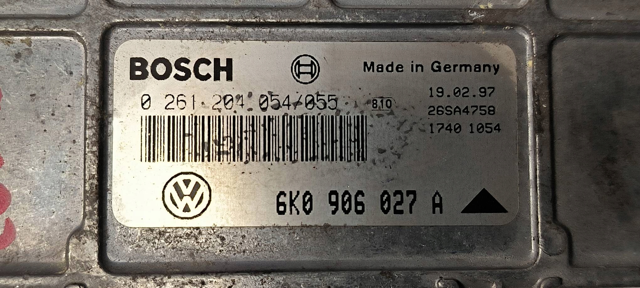 Computer 0261204054 VOLKSWAGEN GOLF III
