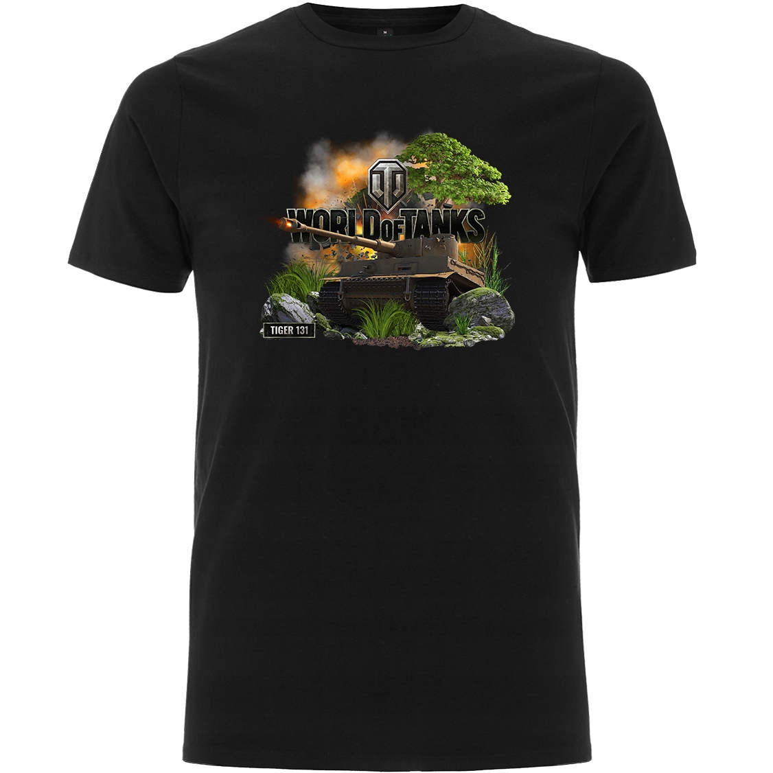 

Męska czarna koszulka Gracza Wot r.XXL Tiger 131