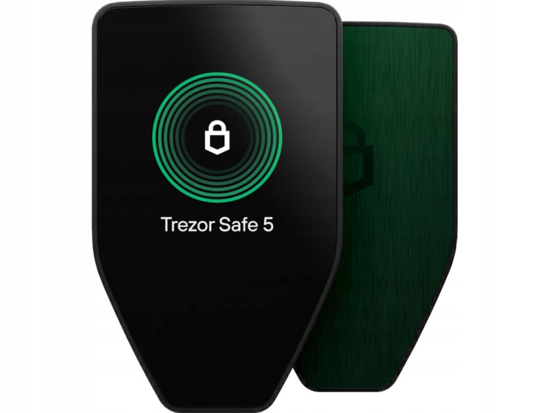 Portfel kryptowalut TREZOR Safe 5 Zielony