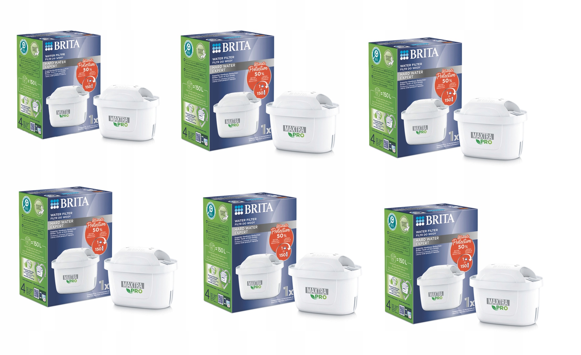 Wkład Brita Maxtra Plus Hard Water Expert Pro 6 sztuk