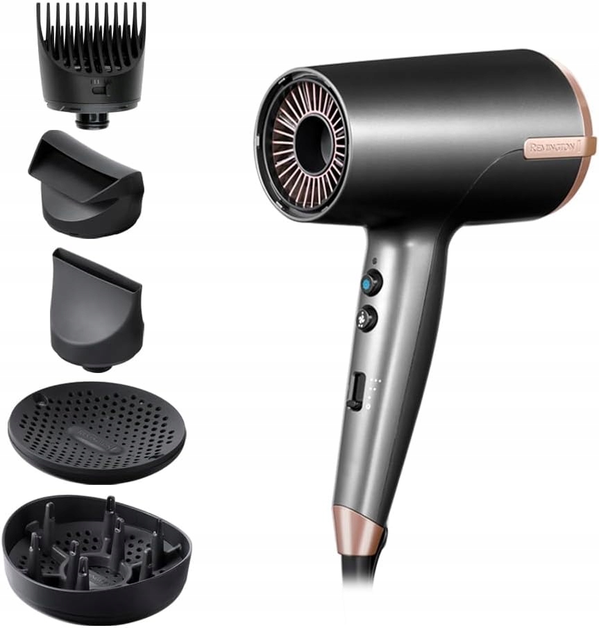 Sušič vlasov Remington One D6078 2000W Thermacare 5 nástavcov
