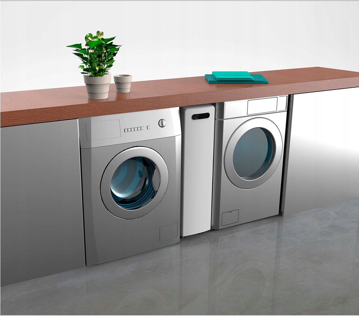 Szafka uniwersalna na kółkach BIAŁA Marka Eda